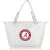 ONIVA PICNIC TIME NCAA Alabama Crimson Tide Tarana Cooler Tote Bag made with Recycled Materials, Soft Cooler Tote Bag, Upcycled Picnic Cooler, (Halo Gray)