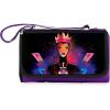 PICNIC TIME Disney Princess Snow White Evil Queen Blanket Tote Outdoor Picnic Blanket, Beach Blanket, Camping Blanket, (Purple with Black Flap)