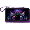 PICNIC TIME Disney The Little Mermaid Ursula Blanket Tote Picnic Blanket, Folding Outdoor Beach and Camping Blanket with Carry Tote and Zipper Pocket, Water Resistant Fleece, (Purple with Black Flap)