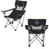 Picnic TIME NCAA Alabama Crimson Tide Campsite Camping Chair, Picnic Chair, Outdoor Folding Chair with Carry Bag, Beach Chair, (Black with Gray Accents)(Boise State Broncos)