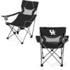 Picnic TIME NCAA Alabama Crimson Tide Campsite Camping Chair, Picnic Chair, Outdoor Folding Chair with Carry Bag, Beach Chair, (Black with Gray Accents)(Kentucky Wildcats)