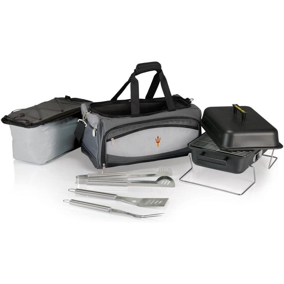 image:imagePICNIC TIME ONIVA  a Brand Arizona State Sun Devils  Buccaneer Portable Charcoal Grill amp Cooler Tote Black with Gray Accents