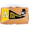 PICNIC TIME NCAA App State Mountaineers Poppy Personal Picnic Basket, Insulated Lunch Bag, Retro Lunch Box, (Beige)