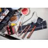 PICNIC TIME NCAA Arkansas Razorbacks 3-Piece BBQ Tote & Grill Accessories Set, Outdoor Gril Set with Case, BBQ Spatula, BBQ Fork, and BBQ Tongs, (Black with Gray Accents)