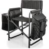 PICNIC TIME NCAA Arkansas Razorbacks Fusion Camping Chair with Side Table and Soft Cooler – Beach Chair for Adults – Lawn Chair