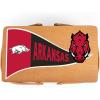 PICNIC TIME NCAA Arkansas Razorbacks Poppy Personal Picnic Basket, Insulated Lunch Bag, Retro Lunch Box, (Beige)