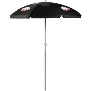 PICNIC TIME NCAA Arkansas Razorbacks Outdoor Canopy Sunshade Beach Umbrella 5.5′ – Small Patio Umbrella – Beach Chair Umbrella