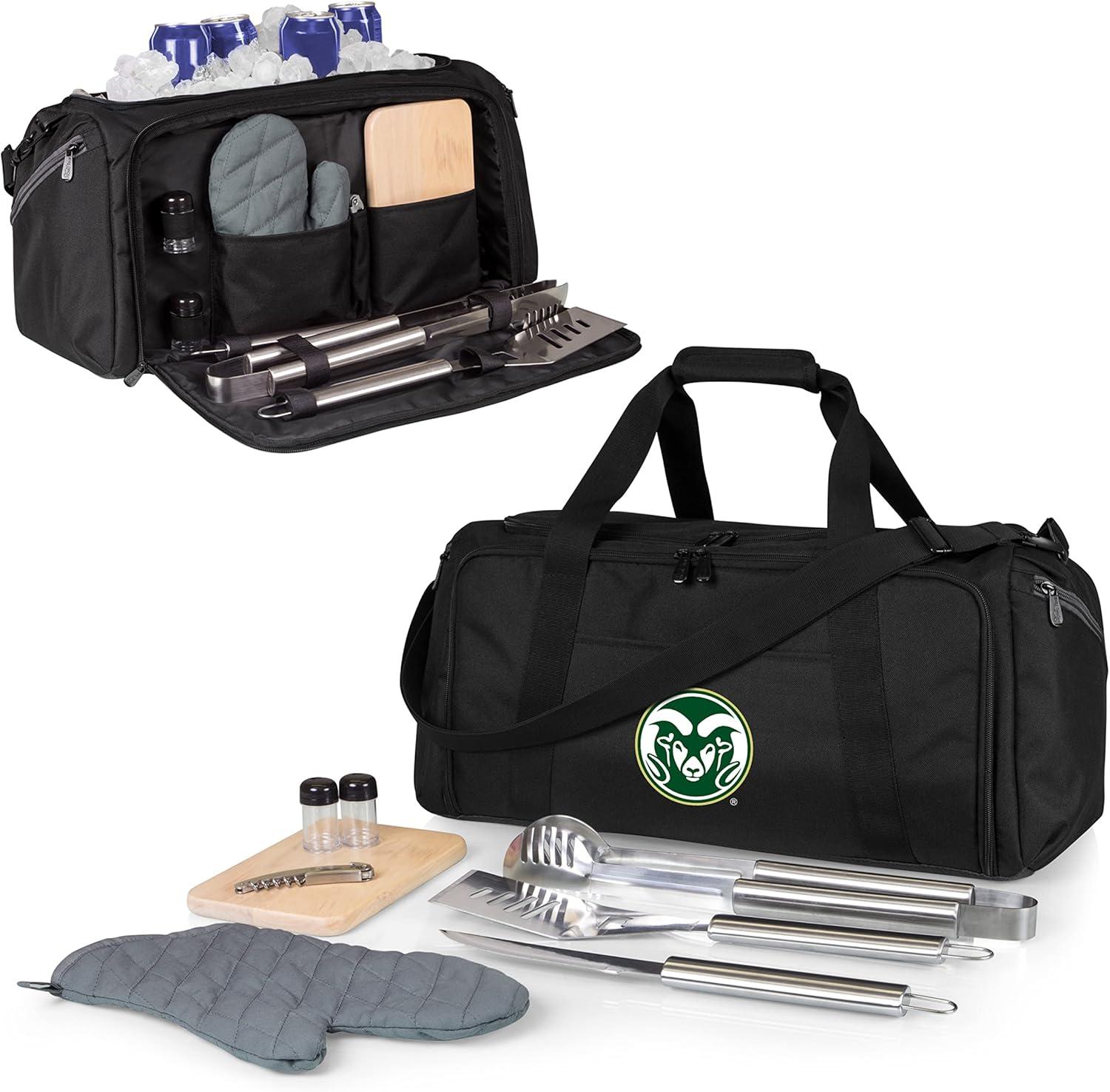 image:imagePICNIC TIME NCAA BBQ Kit Cooler Tote with Barbecue amp AccessoriesColorado State Rams