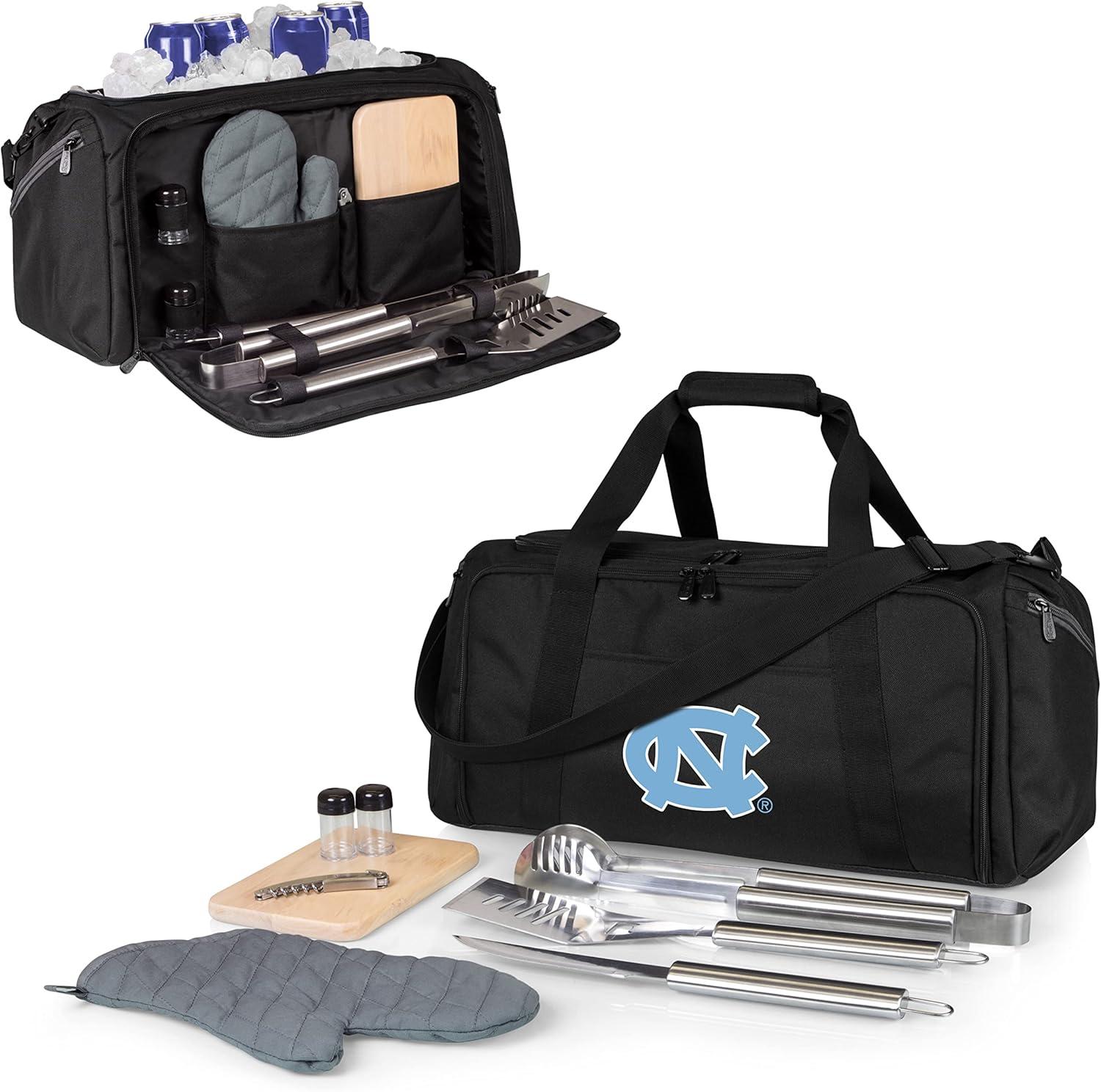image:imagePICNIC TIME NCAA BBQ Kit Cooler Tote with Barbecue amp AccessoriesNorth Carolina Tar Heels