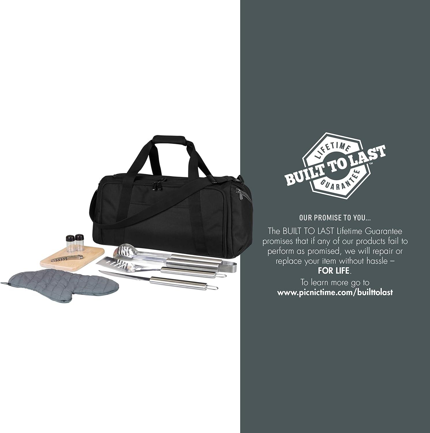 image:imagePICNIC TIME NCAA BBQ Kit Cooler Tote with Barbecue amp AccessoriesRhode Island Rams