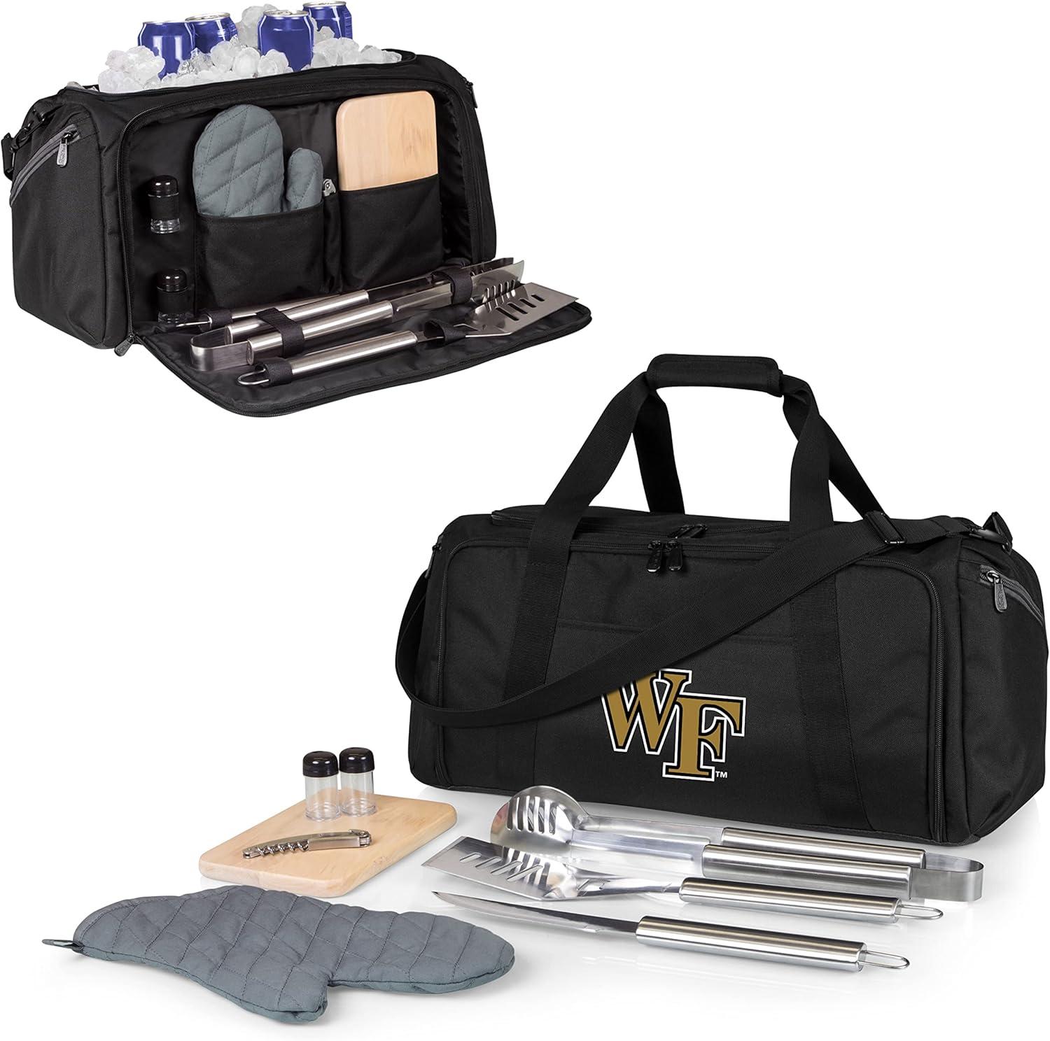 image:imagePICNIC TIME NCAA BBQ Kit Cooler Tote with Barbecue amp AccessoriesWake Forest Demon Deacons