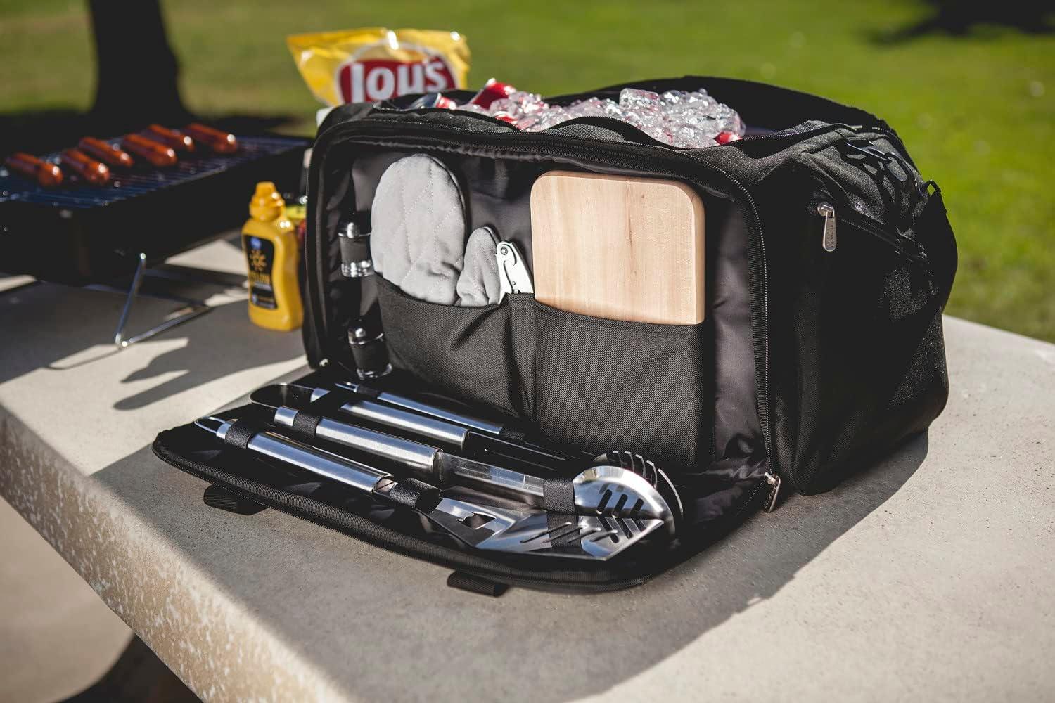 image:imagePICNIC TIME NCAA BBQ Kit Cooler Tote with Barbecue amp AccessoriesWest Virginia Mountaineers