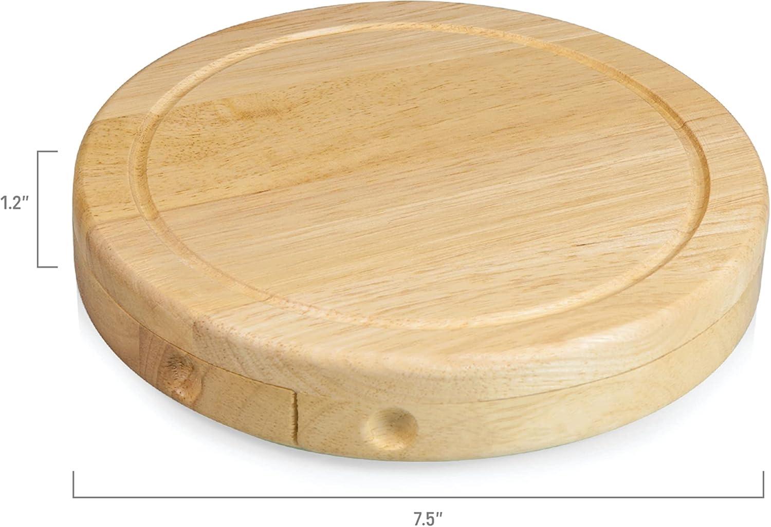 image:imagePICNIC TIME NCAA West Point Black Knights Brie Cheese Board and Knife Set Charcuterie Board Set Wood Cutting Board Parawood