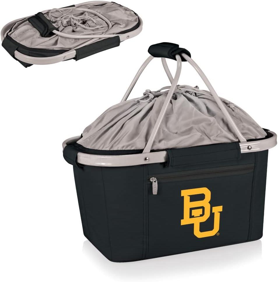 image:imagePICNIC TIME NCAA West Point Black Knights Metro Shopping Basket Insulated Picnic Basket Collapsible Market Basket Utility Tote Cooler BagBaylor Bears