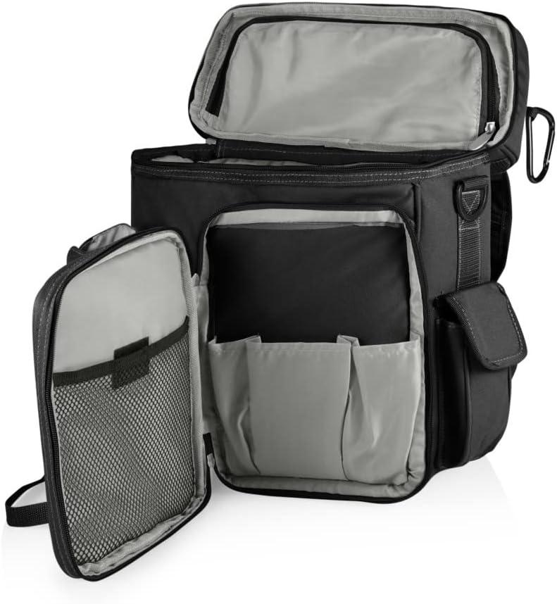 image:imagePICNIC TIME NCAA West Point Black Knights Turismo Backpack Cooler with Water Bottle Carrier Soft Cooler Backpack Travel Cooler Bag