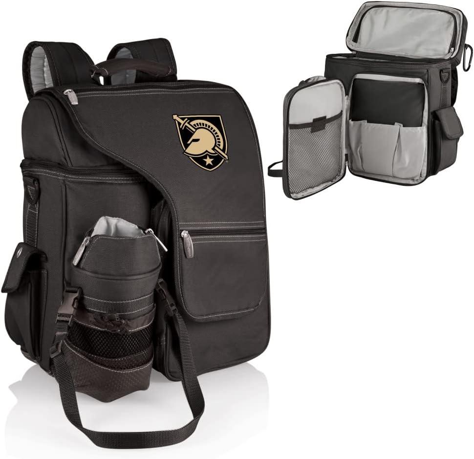 image:imagePICNIC TIME NCAA West Point Black Knights Turismo Backpack Cooler with Water Bottle Carrier Soft Cooler Backpack Travel Cooler Bag