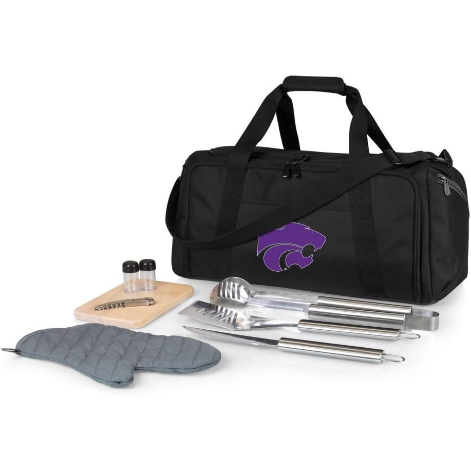 image:imagePICNIC TIME NCAA BBQ Kit Cooler Tote with Barbecue amp AccessoriesKansas State Wildcats