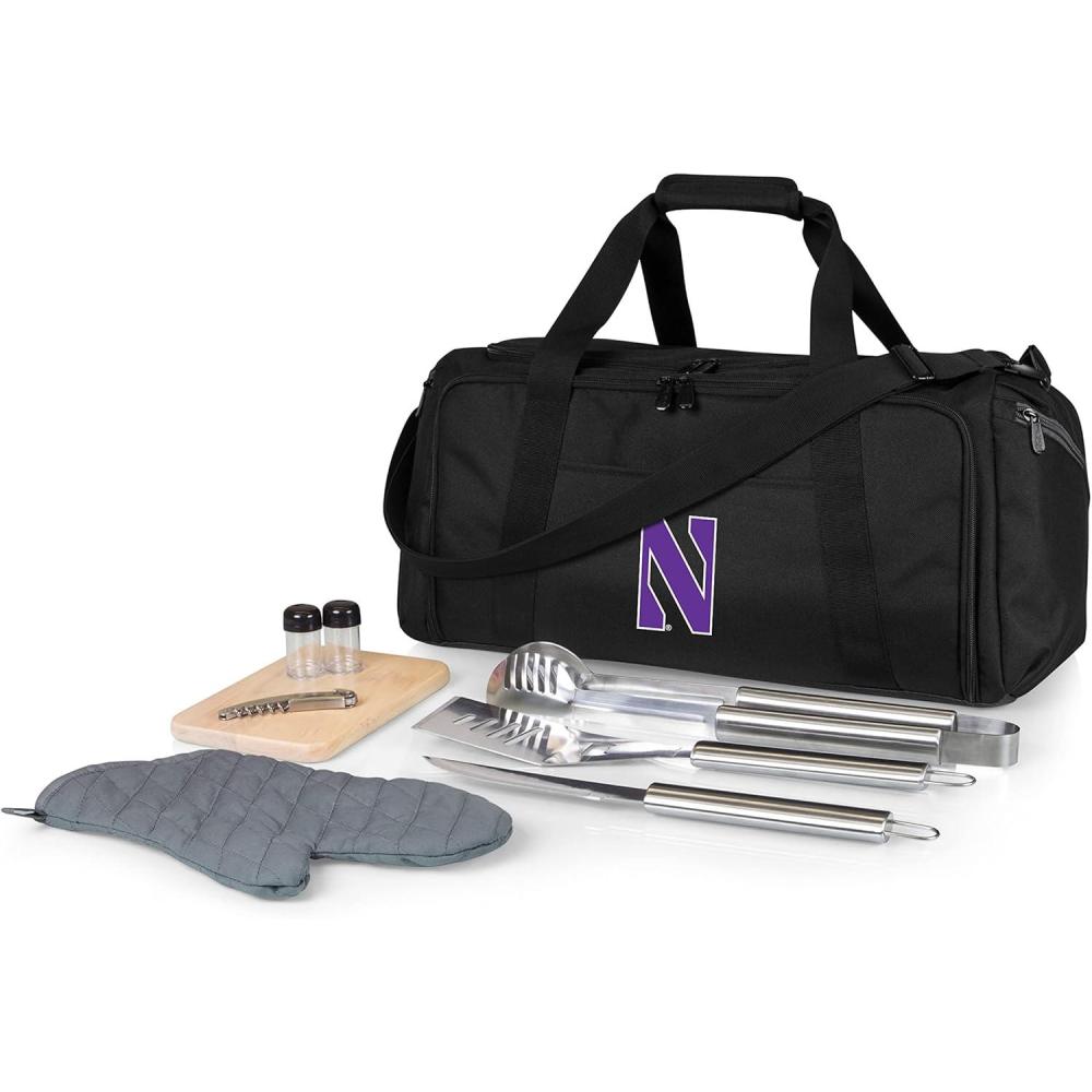 image:imagePICNIC TIME NCAA BBQ Kit Cooler Tote with Barbecue amp AccessoriesNorthwestern Wildcats