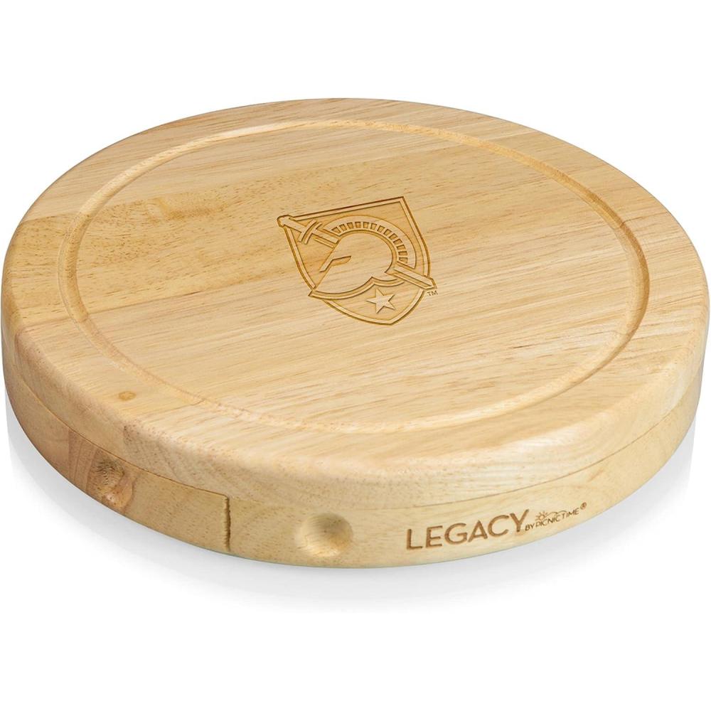 image:imagePICNIC TIME NCAA West Point Black Knights Brie Cheese Board and Knife Set Charcuterie Board Set Wood Cutting Board Parawood