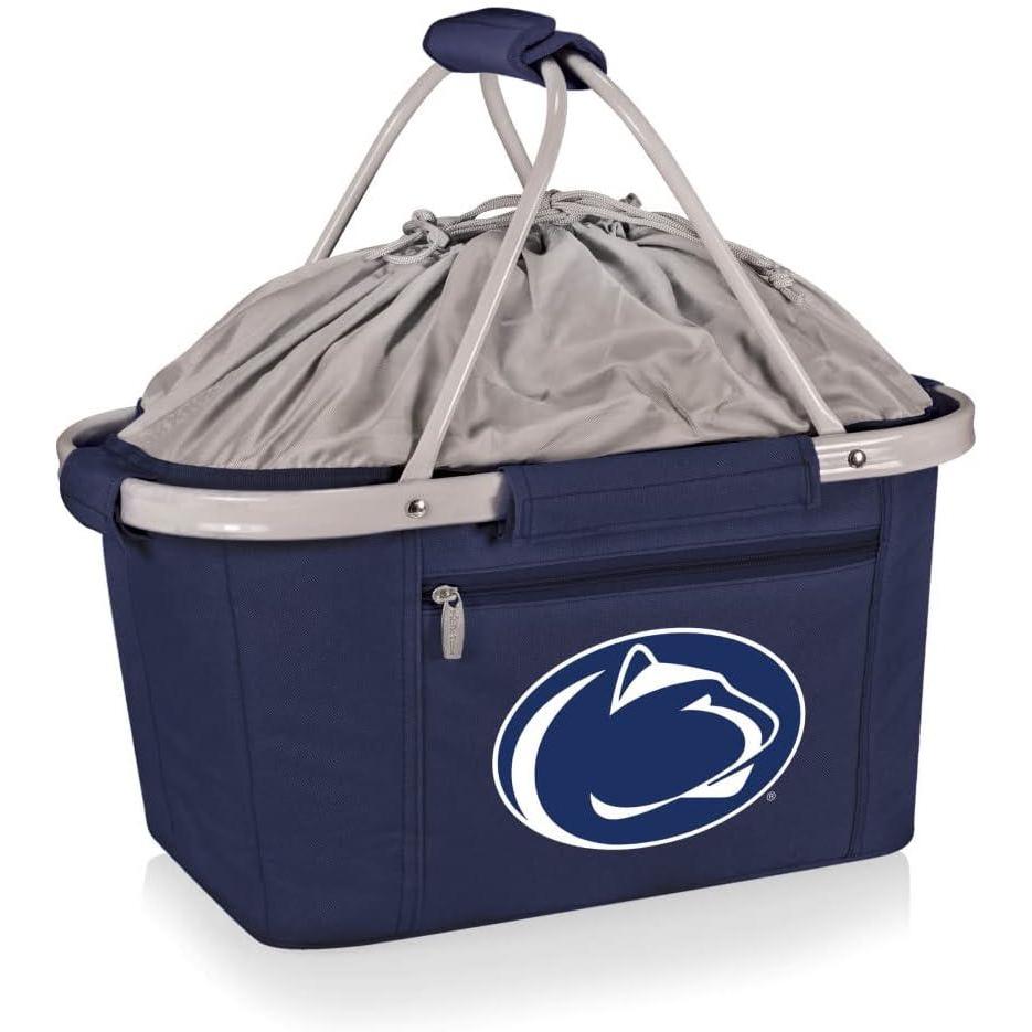 image:imagePICNIC TIME NCAA West Point Black Knights Metro Shopping Basket Insulated Picnic Basket Collapsible Market Basket Utility Tote Cooler BagPenn State Nittany Lions