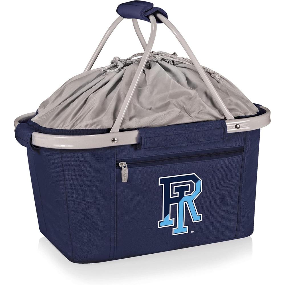 image:imagePICNIC TIME NCAA West Point Black Knights Metro Shopping Basket Insulated Picnic Basket Collapsible Market Basket Utility Tote Cooler BagRhode Island Rams
