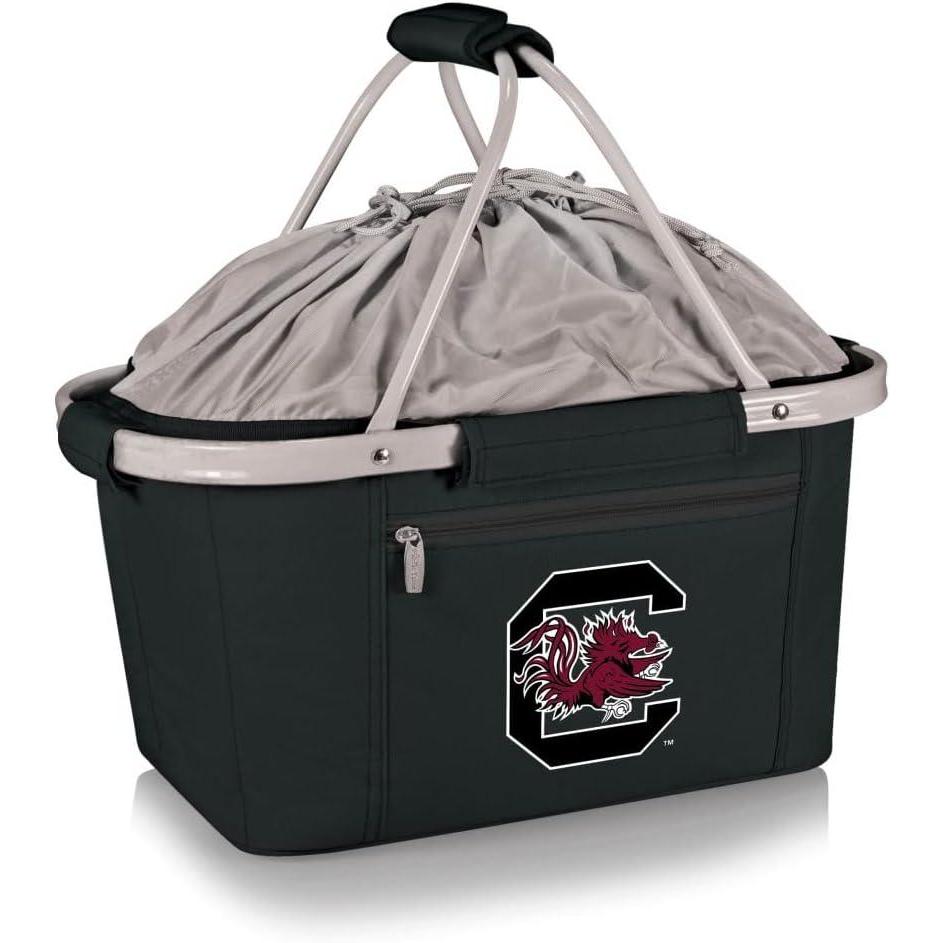 image:imagePICNIC TIME NCAA West Point Black Knights Metro Shopping Basket Insulated Picnic Basket Collapsible Market Basket Utility Tote Cooler BagSouth Carolina Fighting Gamecocks