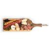PICNIC TIME NCAA Army Black Knights Artisan 24″ Acacia Charcuterie Board with Raw Wood Edge, Cheese Board, Serving Platter, (Acacia Wood)