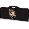 PICNIC TIME NCAA Army Black Knights Folding Picnic Table – Camping Table – Outdoor Table with Umbrella Hole, (Black)