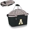 PICNIC TIME NCAA West Point Black Knights Metro Shopping Basket – Insulated Picnic Basket – Collapsible Market Basket – Utility Tote Cooler Bag(Appalachian State Mountaineers)