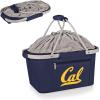 PICNIC TIME NCAA West Point Black Knights Metro Shopping Basket – Insulated Picnic Basket – Collapsible Market Basket – Utility Tote Cooler Bag(Cal Bears)