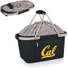 PICNIC TIME NCAA West Point Black Knights Metro Shopping Basket – Insulated Picnic Basket – Collapsible Market Basket – Utility Tote Cooler Bag(California Golden Bears)