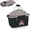 PICNIC TIME NCAA West Point Black Knights Metro Shopping Basket – Insulated Picnic Basket – Collapsible Market Basket – Utility Tote Cooler Bag(East Carolina Pirates)