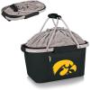 PICNIC TIME NCAA West Point Black Knights Metro Shopping Basket – Insulated Picnic Basket – Collapsible Market Basket – Utility Tote Cooler Bag(Iowa Hawkeyes)