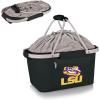 PICNIC TIME NCAA West Point Black Knights Metro Shopping Basket – Insulated Picnic Basket – Collapsible Market Basket – Utility Tote Cooler Bag(LSU Tigers)
