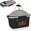 PICNIC TIME NCAA West Point Black Knights Metro Shopping Basket – Insulated Picnic Basket – Collapsible Market Basket – Utility Tote Cooler Bag(Oklahoma State Cowboys)