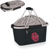 PICNIC TIME NCAA West Point Black Knights Metro Shopping Basket – Insulated Picnic Basket – Collapsible Market Basket – Utility Tote Cooler Bag(Oklahoma Sooners)
