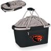 PICNIC TIME NCAA West Point Black Knights Metro Shopping Basket – Insulated Picnic Basket – Collapsible Market Basket – Utility Tote Cooler Bag(Oregon State Beavers)