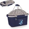 PICNIC TIME NCAA West Point Black Knights Metro Shopping Basket – Insulated Picnic Basket – Collapsible Market Basket – Utility Tote Cooler Bag(Rhode Island Rams)