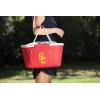 PICNIC TIME NCAA West Point Black Knights Metro Shopping Basket – Insulated Picnic Basket – Collapsible Market Basket – Utility Tote Cooler Bag(USC Trojans)
