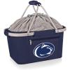 PICNIC TIME NCAA West Point Black Knights Metro Shopping Basket – Insulated Picnic Basket – Collapsible Market Basket – Utility Tote Cooler Bag(Penn State Nittany Lions)