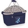 PICNIC TIME NCAA West Point Black Knights Metro Shopping Basket – Insulated Picnic Basket – Collapsible Market Basket – Utility Tote Cooler Bag(Rhode Island Rams)