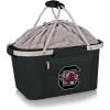 PICNIC TIME NCAA West Point Black Knights Metro Shopping Basket – Insulated Picnic Basket – Collapsible Market Basket – Utility Tote Cooler Bag(South Carolina Fighting Gamecocks)