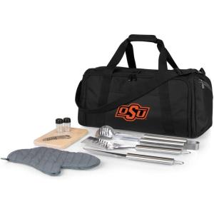 PICNIC TIME NCAA BBQ Kit Cooler Tote with Barbecue & Accessories(Oklahoma State Cowboys)