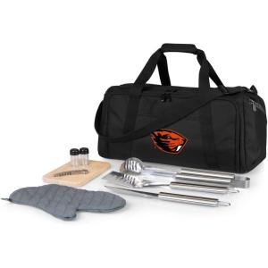 PICNIC TIME NCAA BBQ Kit Cooler Tote with Barbecue & Accessories(Oregon State Beavers)