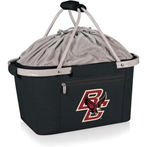 PICNIC TIME NCAA West Point Black Knights Metro Shopping Basket – Insulated Picnic Basket – Collapsible Market Basket – Utility Tote Cooler Bag(Boston College Eagles)