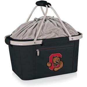 PICNIC TIME NCAA West Point Black Knights Metro Shopping Basket – Insulated Picnic Basket – Collapsible Market Basket – Utility Tote Cooler Bag(Cornell Big Red)