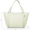 PICNIC TIME Friends Central Perk Topanga Tote Cooler Bag, Insulated Soft Cooler Tote for Picnic Beach Grocery Tailgating, 24 Can Capacity, Leak Resistant Liner, Extra Large Reusable Cooler Bag, (Sand)