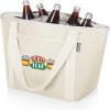 PICNIC TIME Friends Central Perk Topanga Tote Cooler Bag, Insulated Soft Cooler Tote for Picnic Beach Grocery Tailgating, 24 Can Capacity, Leak Resistant Liner, Extra Large Reusable Cooler Bag, (Sand)
