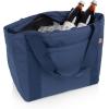 PICNIC TIME Topanga Cooler 2.0 Tote Bag, Versatile Insulated Cooler Bag with 24-Can Capacity, Soft Insulated Tote with Water-Resistant Interior Liner, Long Straps, and Exterior Pocket, (Black)(Navy Blue)