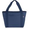 PICNIC TIME Topanga Cooler 2.0 Tote Bag, Versatile Insulated Cooler Bag with 24-Can Capacity, Soft Insulated Tote with Water-Resistant Interior Liner, Long Straps, and Exterior Pocket, (Black)(Navy Blue)